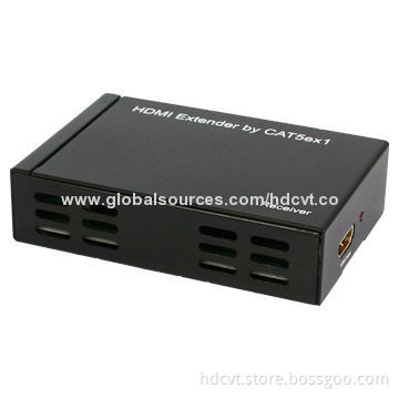 Over One Cat5E/Cat6 HDMI Extender, 1,080 Pixels Resolution
